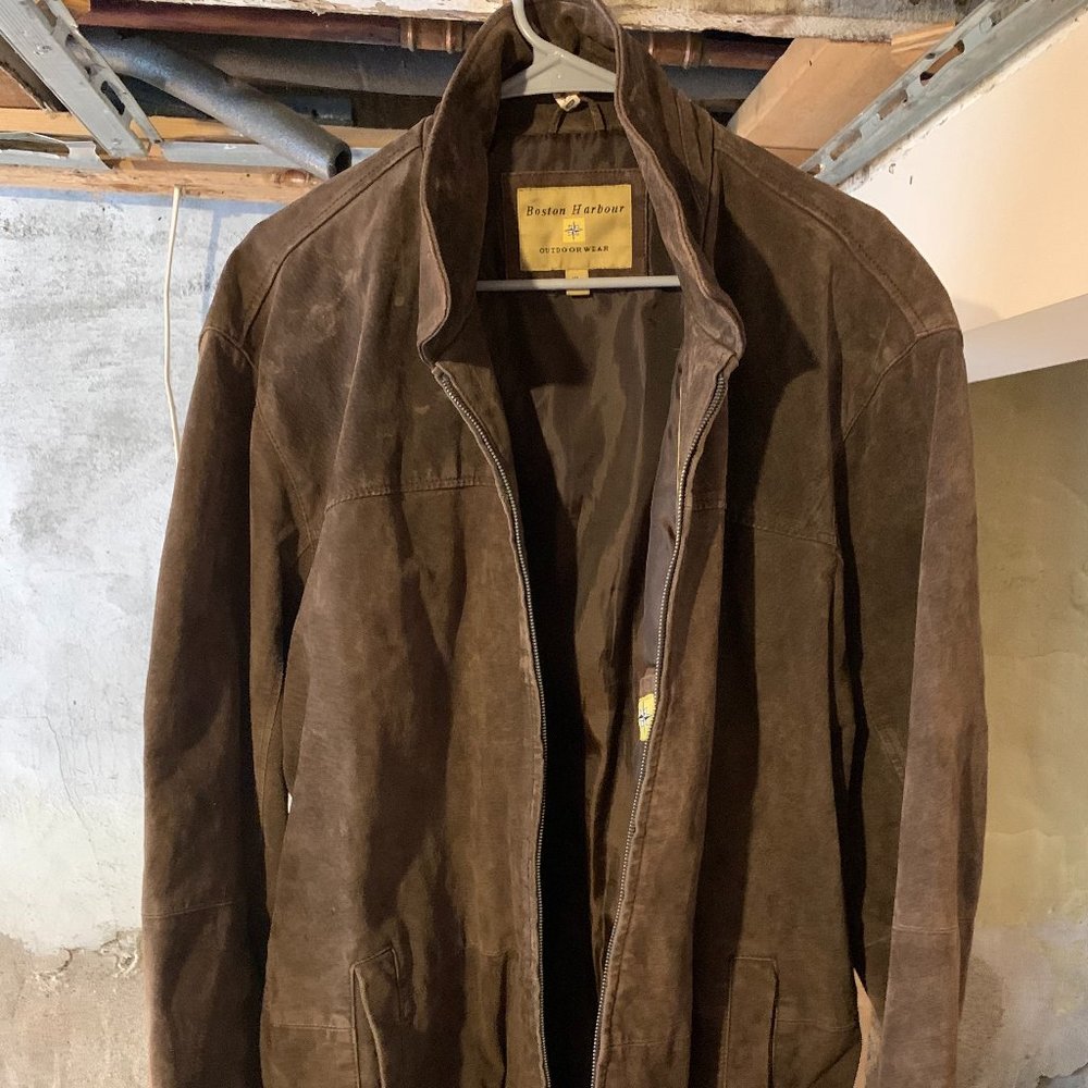 Boston Harbor Brown Suede Jacket